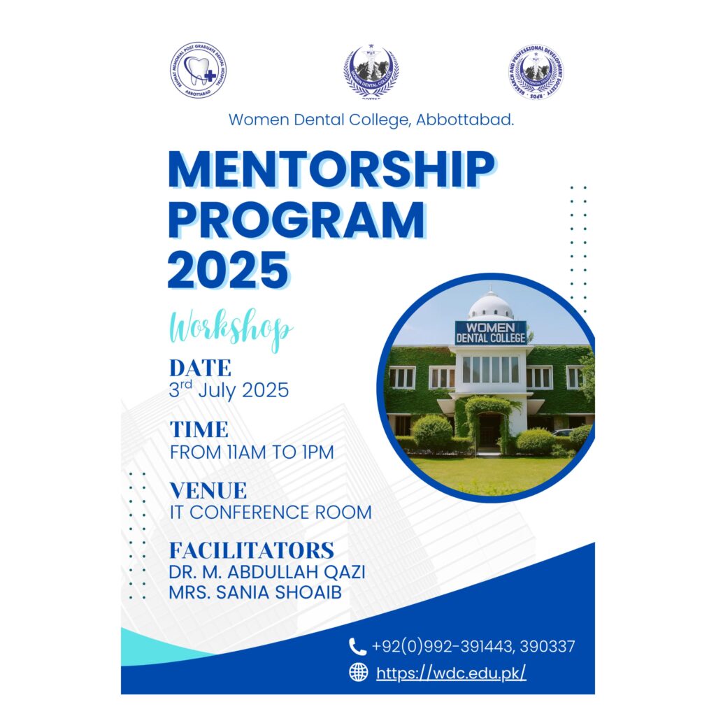 Mentorship Program Workshop – Empowering Growth at WDC Abbottabad 1 1