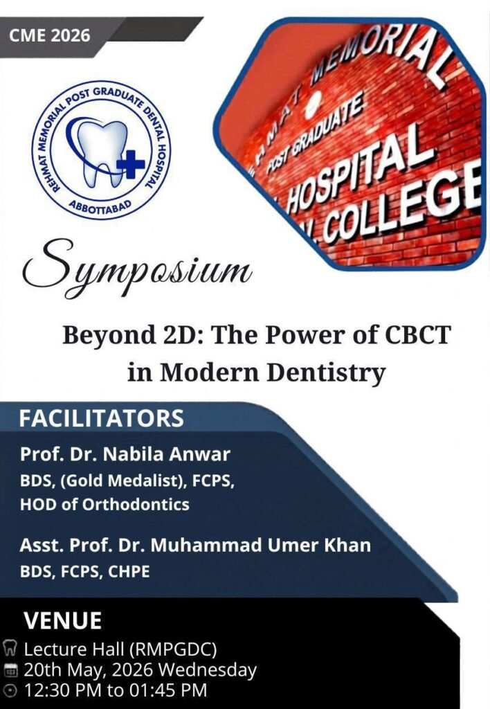 Symposium on CBCT in Modern Dentistry Held at Rehmat Memorial Hospital 50 702569109 1146591795200001 8220918889814052258 n