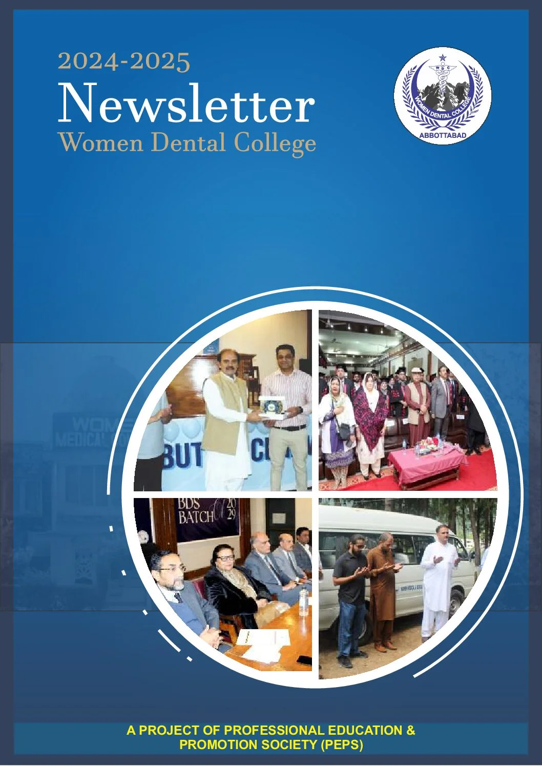Women Dental College Newsletter Cover 2024-2025